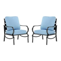 Deluxe Patio Furniture Set with Metal Frame Thick Cushions and Elegant Design Outdoor Use 1
