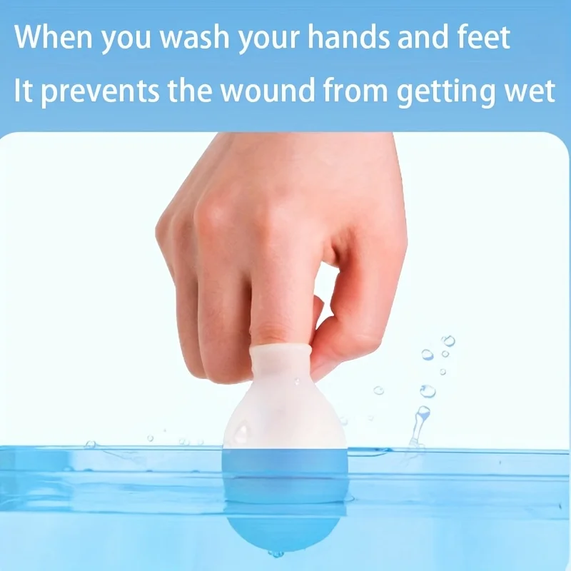 Διάφοροι επενδύτες δακτύλων από σιλικόνη σε διαφορετικά σχήματα