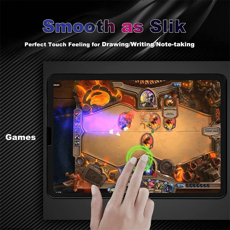 Matte Screen Protector for Tablets - Anti-Glare Glass Film Accessory