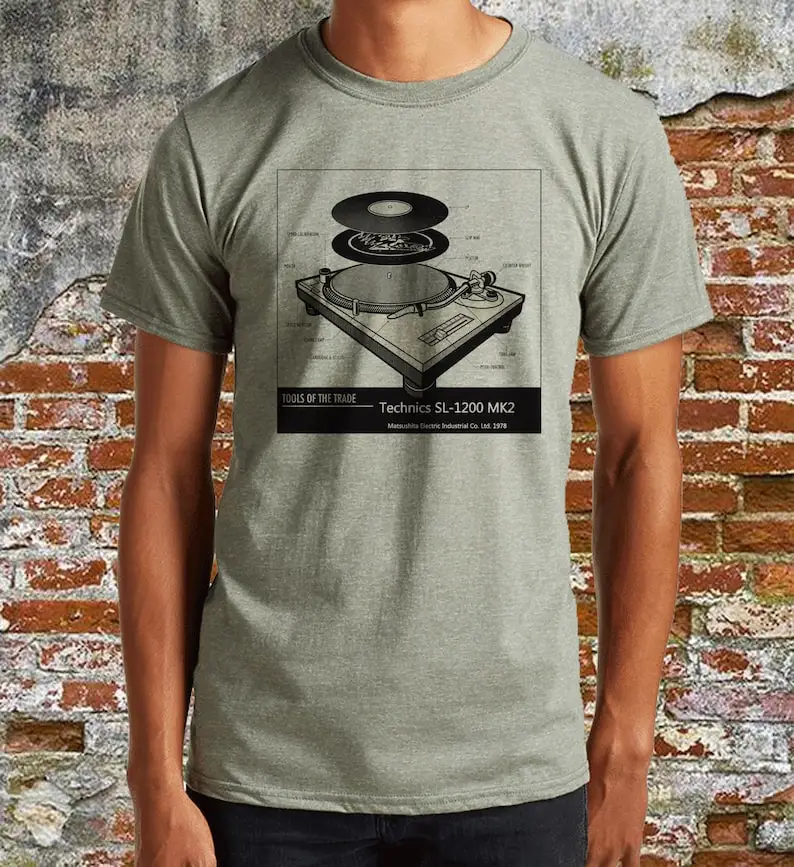 Technics Sl-1200 T-Shirt Mk2