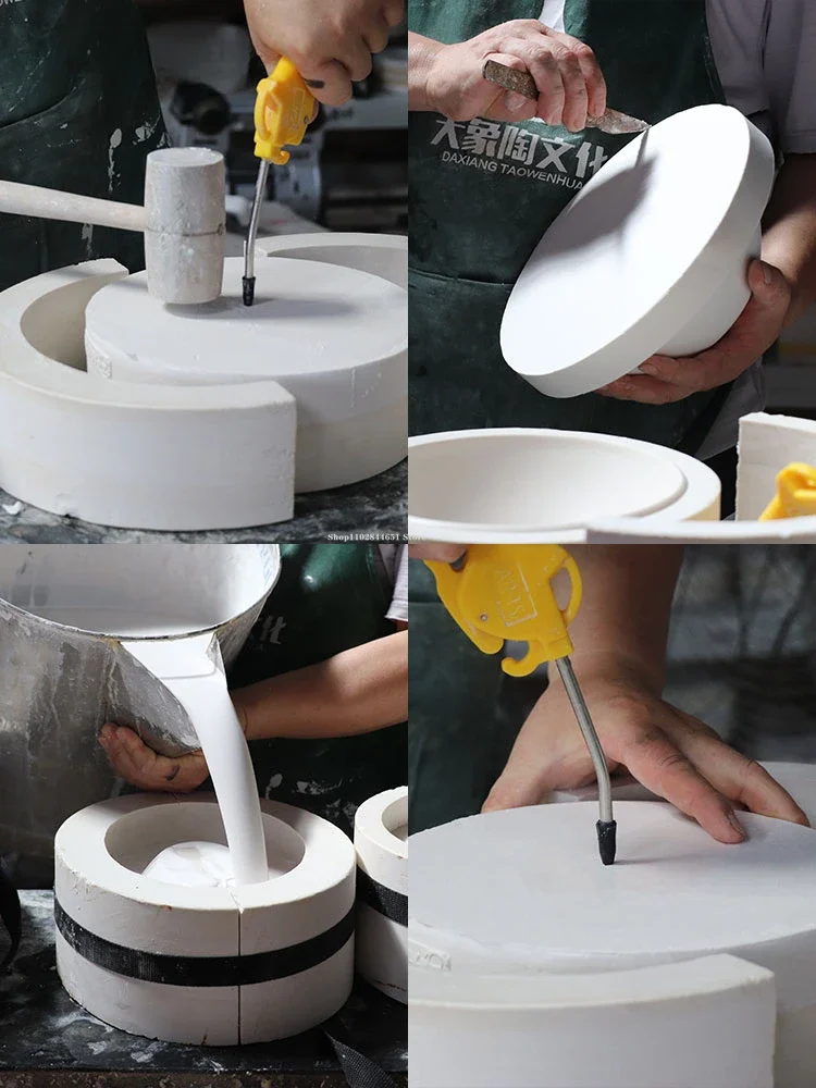 1800g High-quality Ceramic Plaster Powder Sculpture Mold Jingdezhen Raw Materials DIY Soap Base Plaster Sculpture Model Material