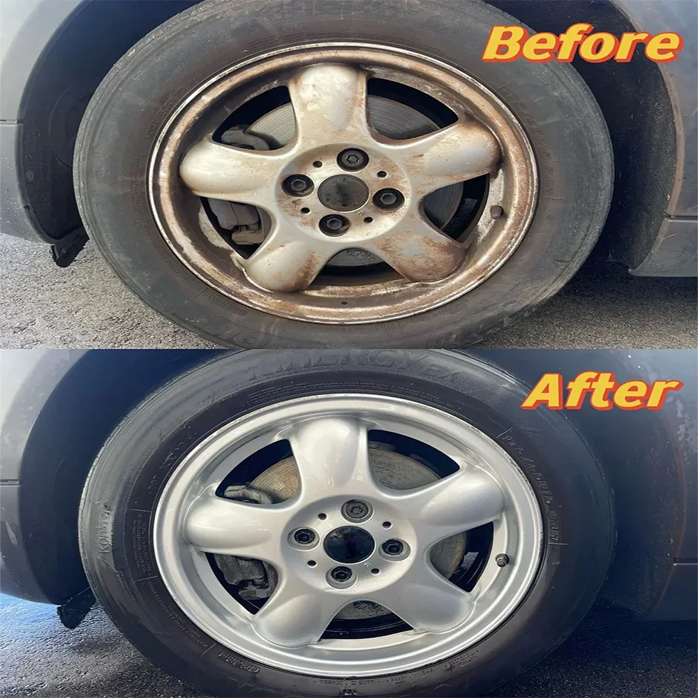100ml Multi Purpose Car Maintenance Iron Powder Cleaning Rust Remover Metal Surface Defender Auto Rim Super Cleaner Lubricant