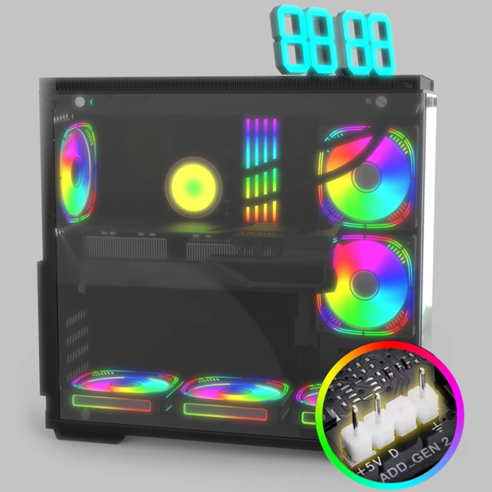 Aluminum Memory Heatsink Cooler for Desktop Computer PC