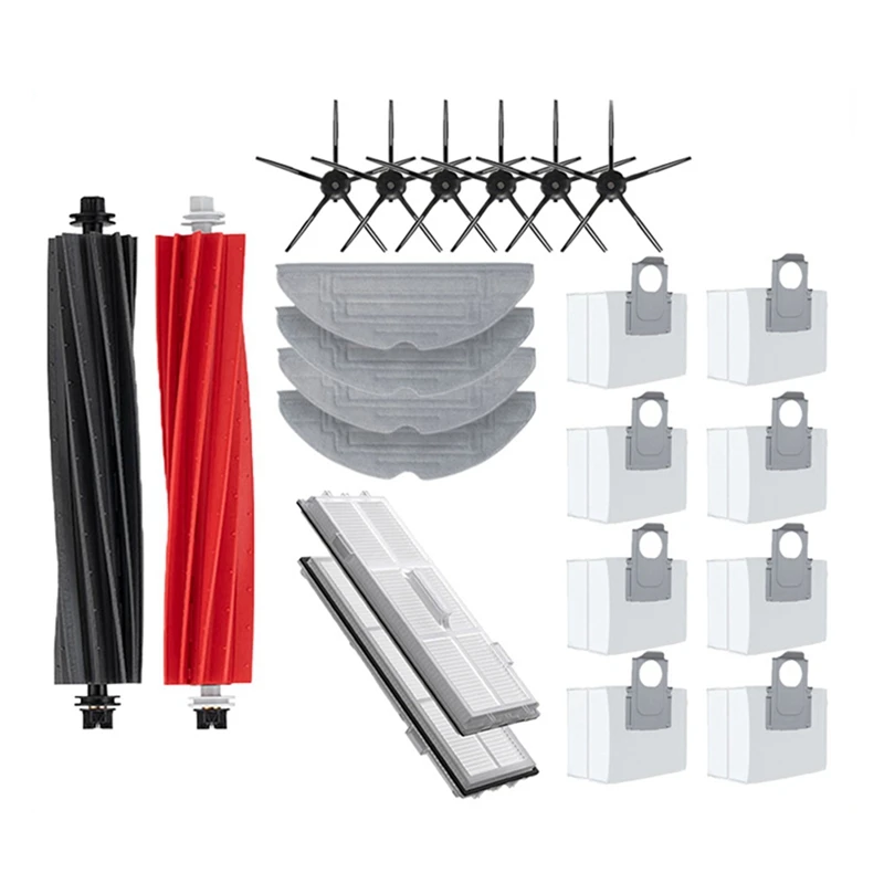 

Аксессуары для Roborock S8 Pro Ultra S8 S8 +, боковая щетка, фильтр, Швабра, ткань, пылесборники, робот