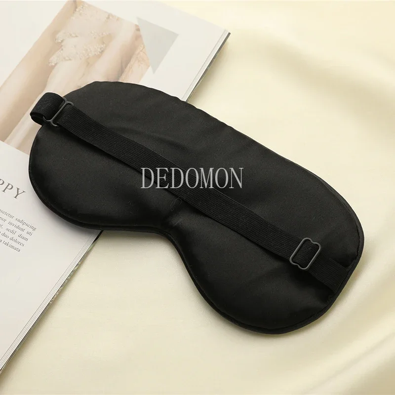 Silk Comfort Sleep Mask with Crane Design - Soft and Portable Eye Cover for Relaxation
