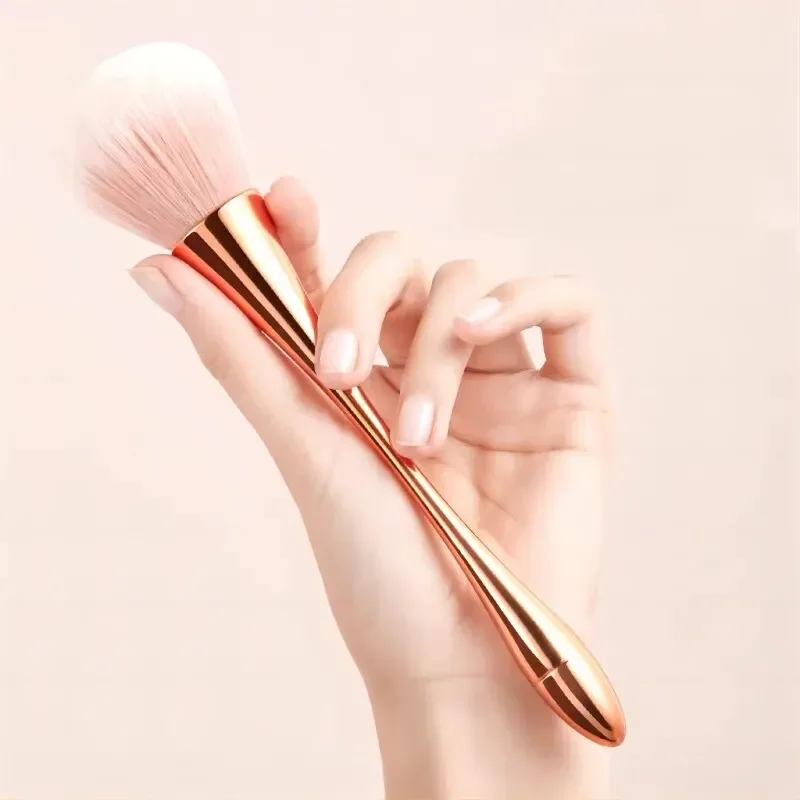 Rose Gold Powder Blush Brush Professional Make Up Brush Large Cosmetic Face Cont Cosmetic Face Cont Brocha Colorete Make Up Tool makeup brushes