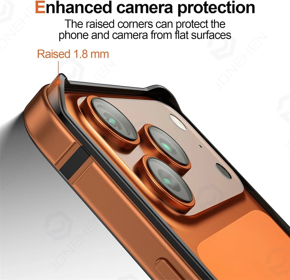 Enhanced Hybrid Silicone and Aluminum Protective Phone Case with HD Screen Protector