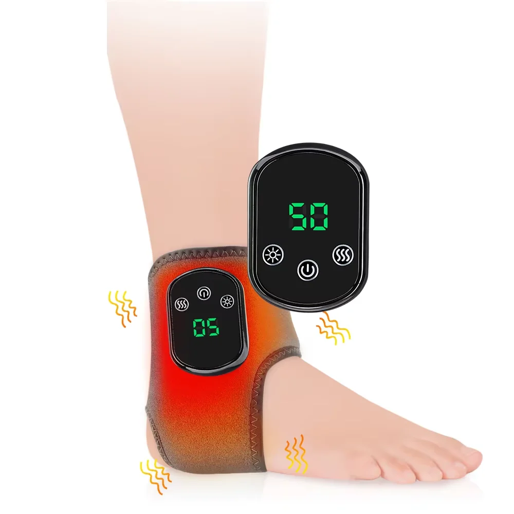 Heating Wrist Band Guard Wrap Neck Massager Vibration Ankle Wrist Massage Device