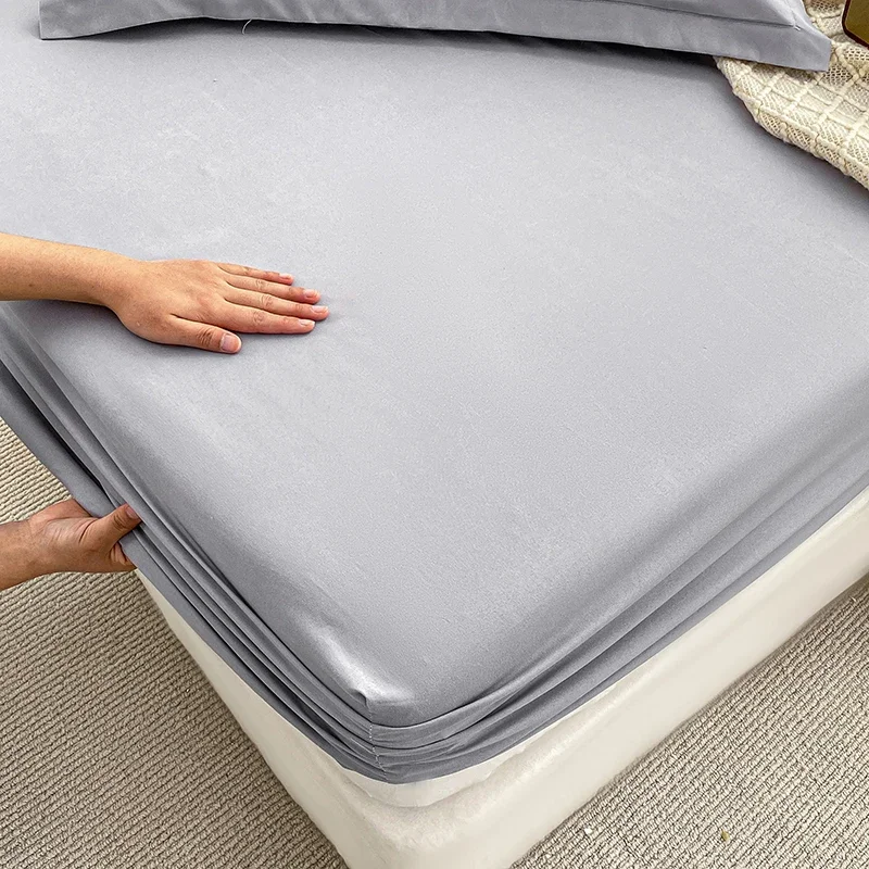 Luxurious Ultra-Soft Microfiber Elastic Fitted Bed Sheet