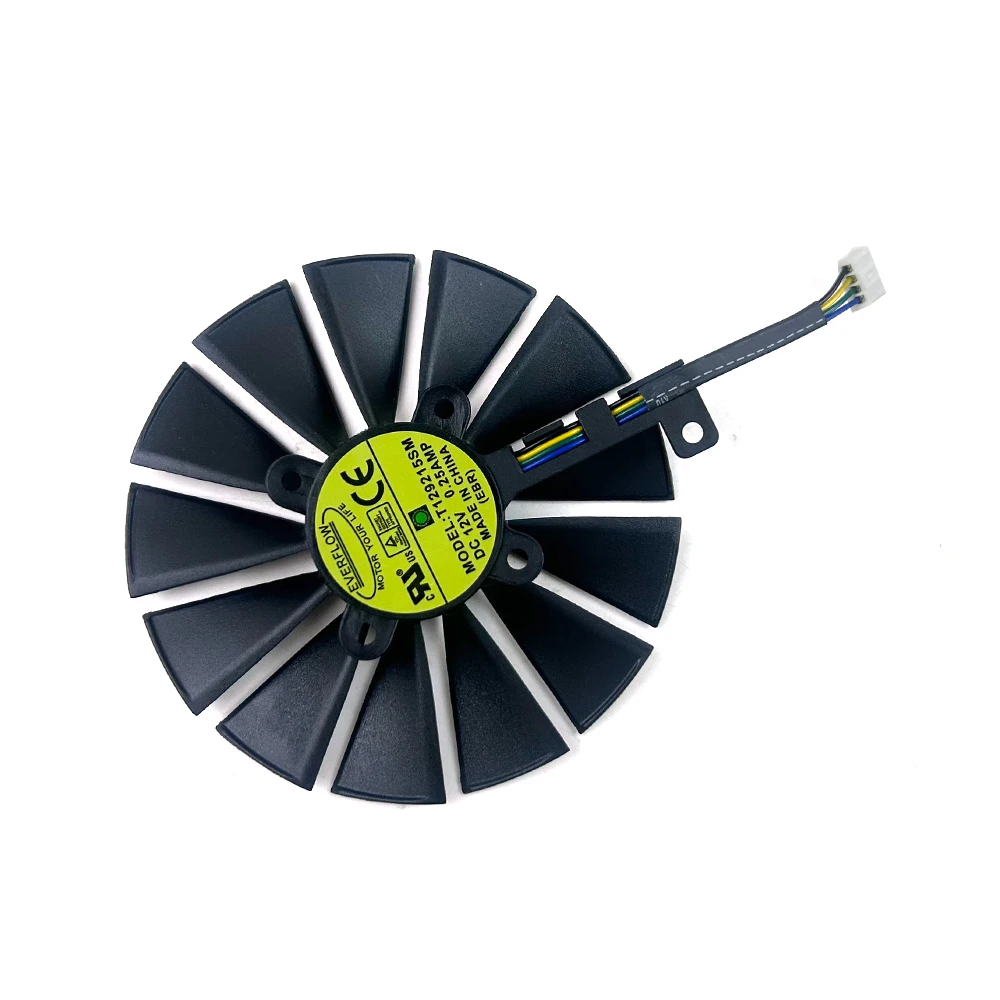 ASUS STRIX RX 470 580 570 GTX 1050Ti 1070Ti 1080Ti GTX980 게이밍 GPU 팬용 냉각 팬 95MM 4PIN T129215SM