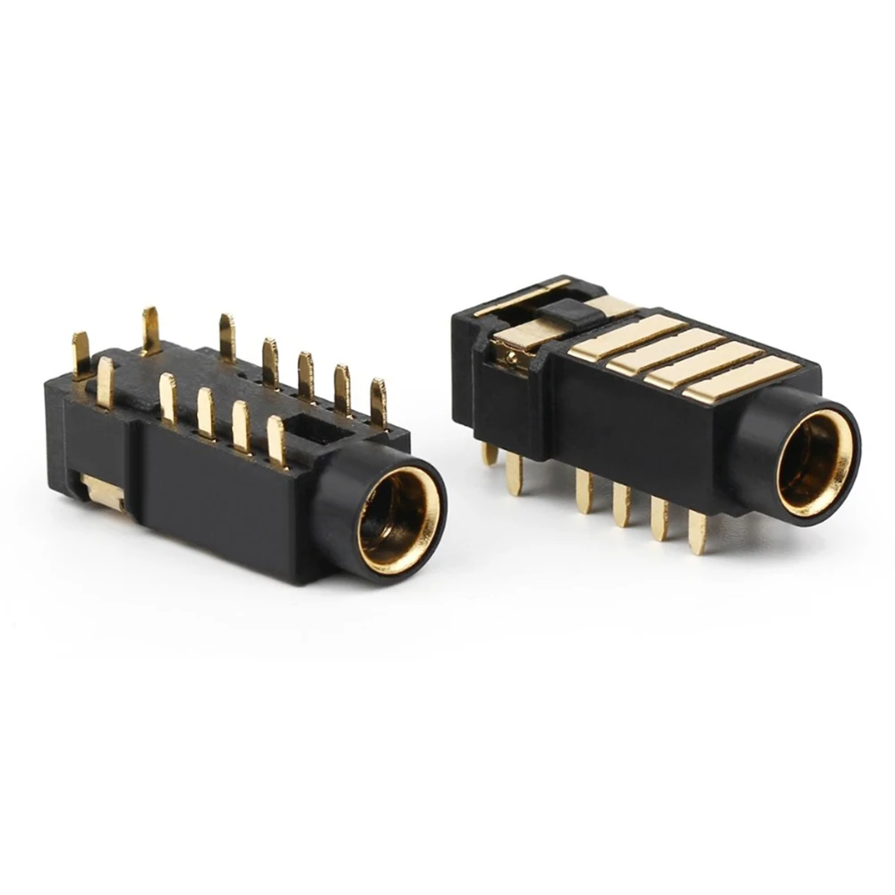 12 Pins 4.4mm 5 Pole Stereo Earphone Balanced Female Plug Audio Jack_OFSS