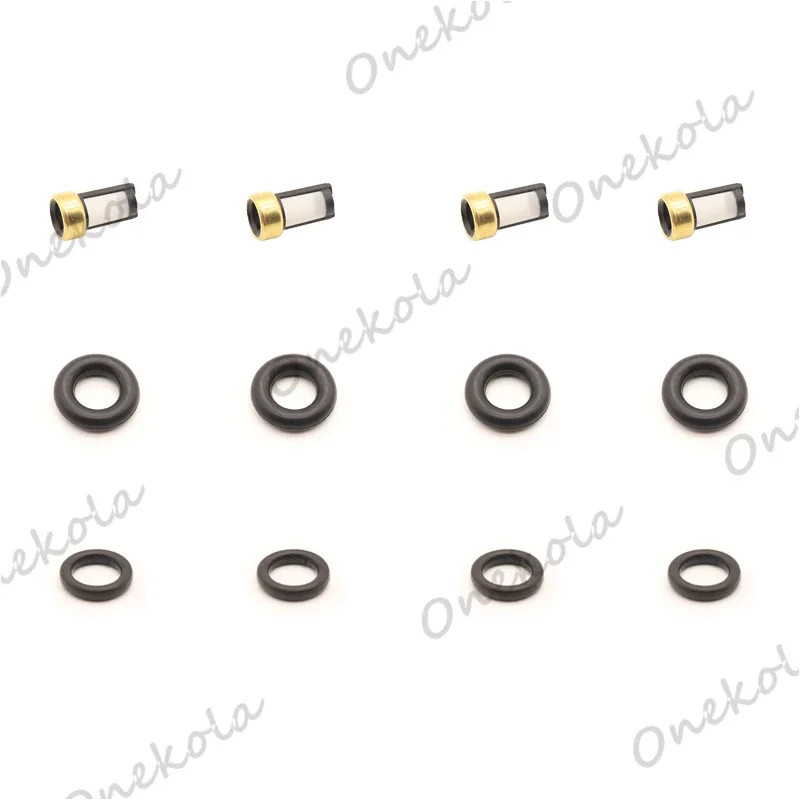 Fuel Injector repair kit Orings Filters for BMW 320i 325i 325ci E46 M54 1427240 13537546244 13537546245