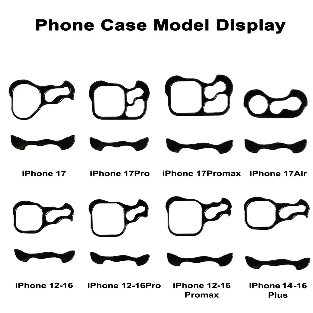 Sleek Aluminum Shockproof Metal Bumper Phone Case with Air Lens Film Protection
