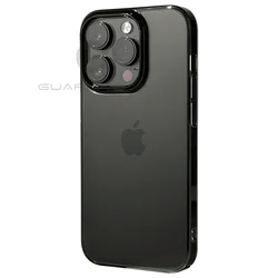 Ultra Thin Matte Translucent Shockproof Phone Case - Slim Silky Skin, Light Clear Hard Cover - iPhone 17 Pro Max (HD Black PC)