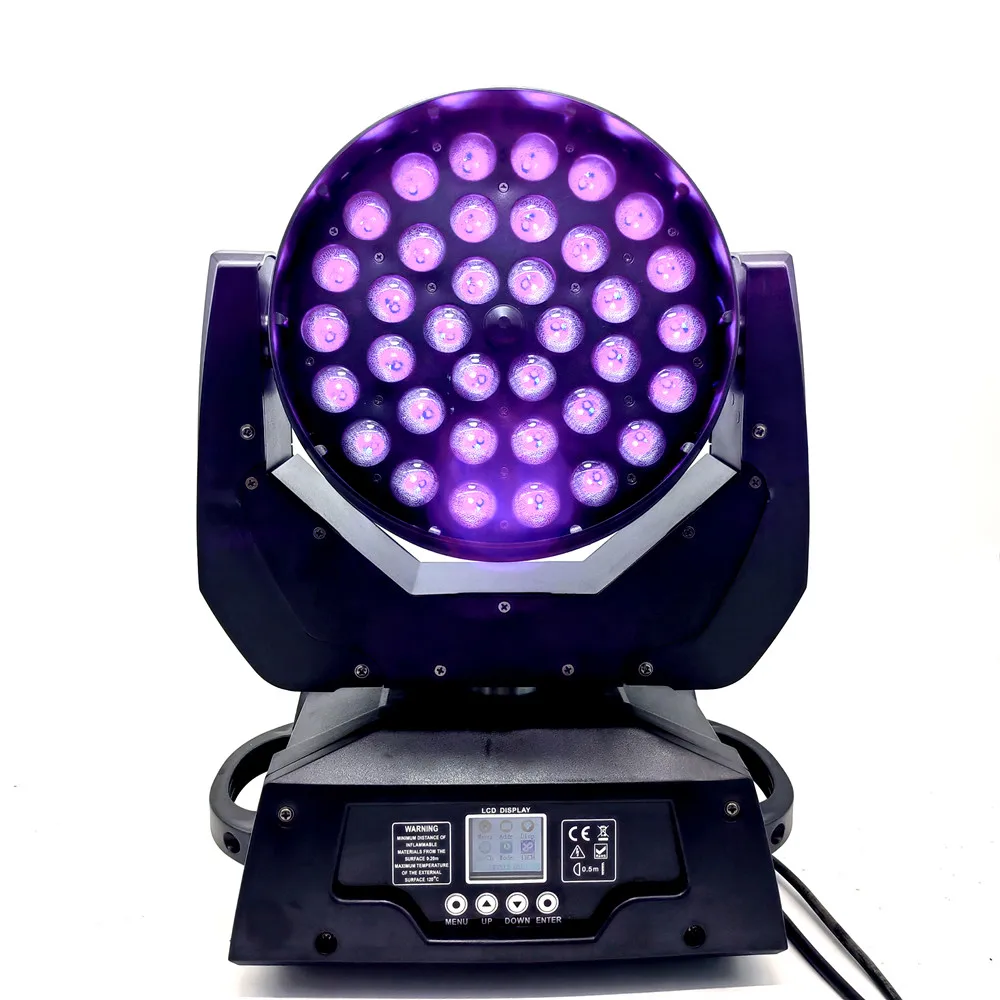 LED 36x18W RGBWA UV Beam+Wash Zoom Moving Head DJ Disco Party Bar Dance Floor Stage Effect Lighting Equipment 3
