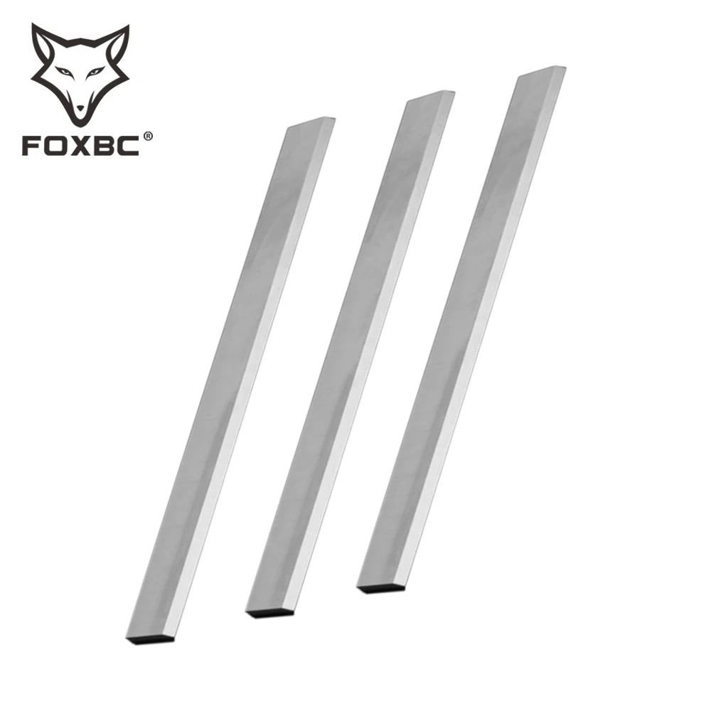 FOXBC 6-1/8" 155mm Jointer Knives Replacement Craftsman 113-206931 & 113-232200 Wood Planer Blade for Woodworking Set of 3