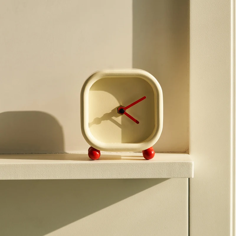 

Table Top Clock, Home Decoration, Cute Wooden Living Room, Bedroom, Table Top Decoration