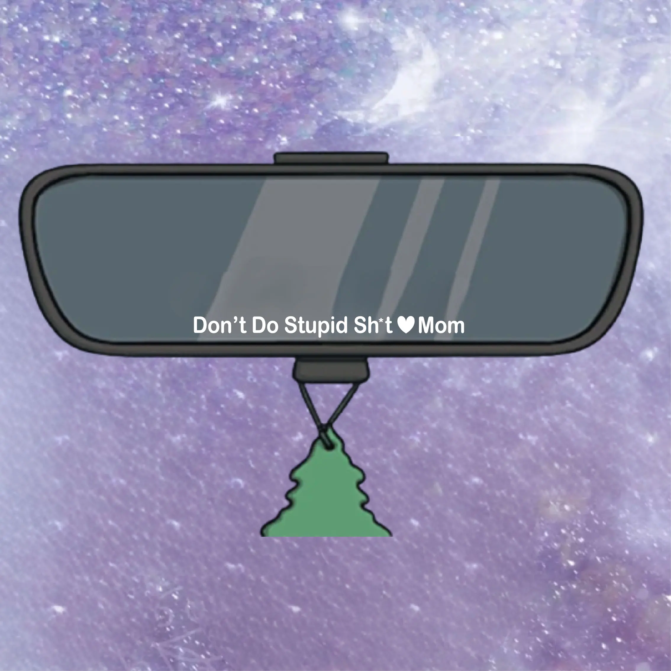 1pc Don&rsquo;t Do Stupid Vinyl Decal Car Rear View Mirror Decal Car Decor Accessories Laptop Stickers Birthday Gifts For Son