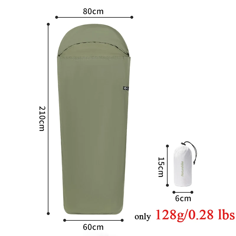 Naturehike High Elastic Sleeping Bag Liner Portable Mini Inner Insert Lining Warm Outdoor Camping Hiking Ultralight
