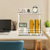 2 Tier Under Sink Organizer Kitchen Metal Sliding Drawer Height  Adjustable Cabinet Organizer Kitchen Organizer 4