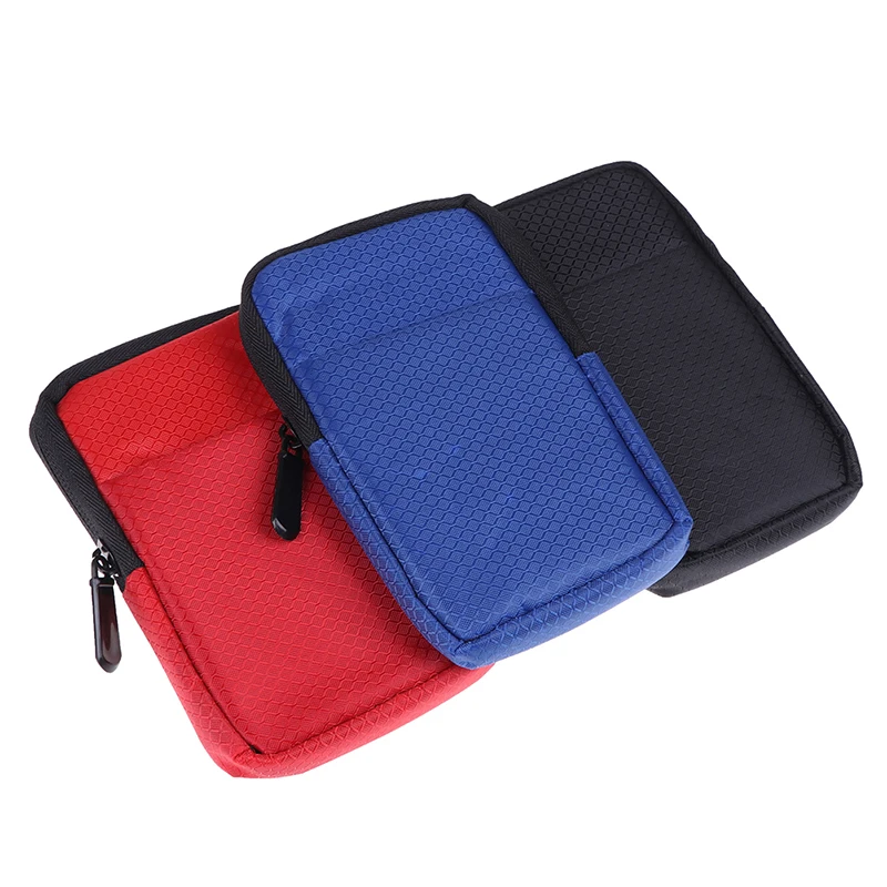 Portable 2.5" External USB Hard Drive Disk HDD Carry Case Cover Pouch Bag For Usb Cable 1PCS