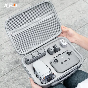 Storage Box for DJI Mini 2/Mini 2 SE/Mini 4K Carrying Case Mini2/2SE Drone Bags Accessories PU Leather Splash-proof Shoulder Bag