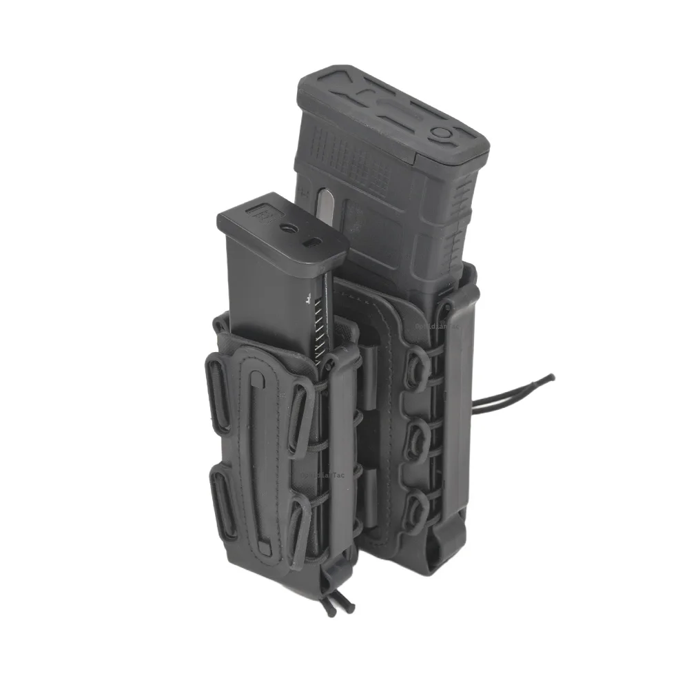 Mag Pouch Combo 5.56/7.62Mm Rifle Mag Pouch E 9Mm Pistol Mag Pouch Set Tactical Ak M4 Glock Fastmag Softshell Magazine Pouch
