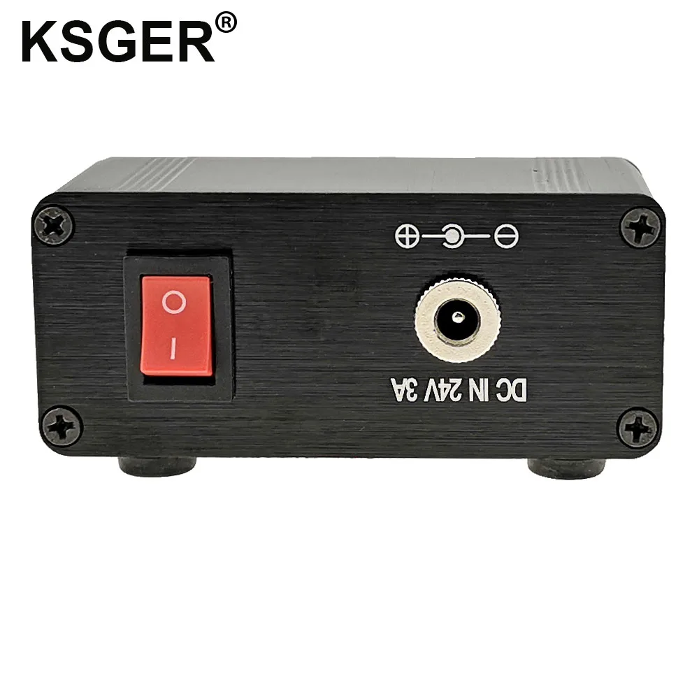 KSGER Mini T12 Soldering Station DIY STM32 V3.1S OLED T12 Iron Tips Welding Kits ABS Plastic Handle Zinc Stand Quick Heating 3