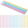 50 Pcs Portable Pencil Macaron Ribbon Wipe Head Hb Triangular Pole Writing and Painting Posture Correction Student Pencil Pieces 1