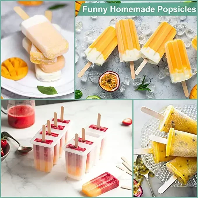 Description Picture 4 of item50pcs Personalized Lollipop Sticks Eid Mubarak Wood Ice Cream Stick for Silicone Mold Party Event Cakesicle Popsicle Stick
