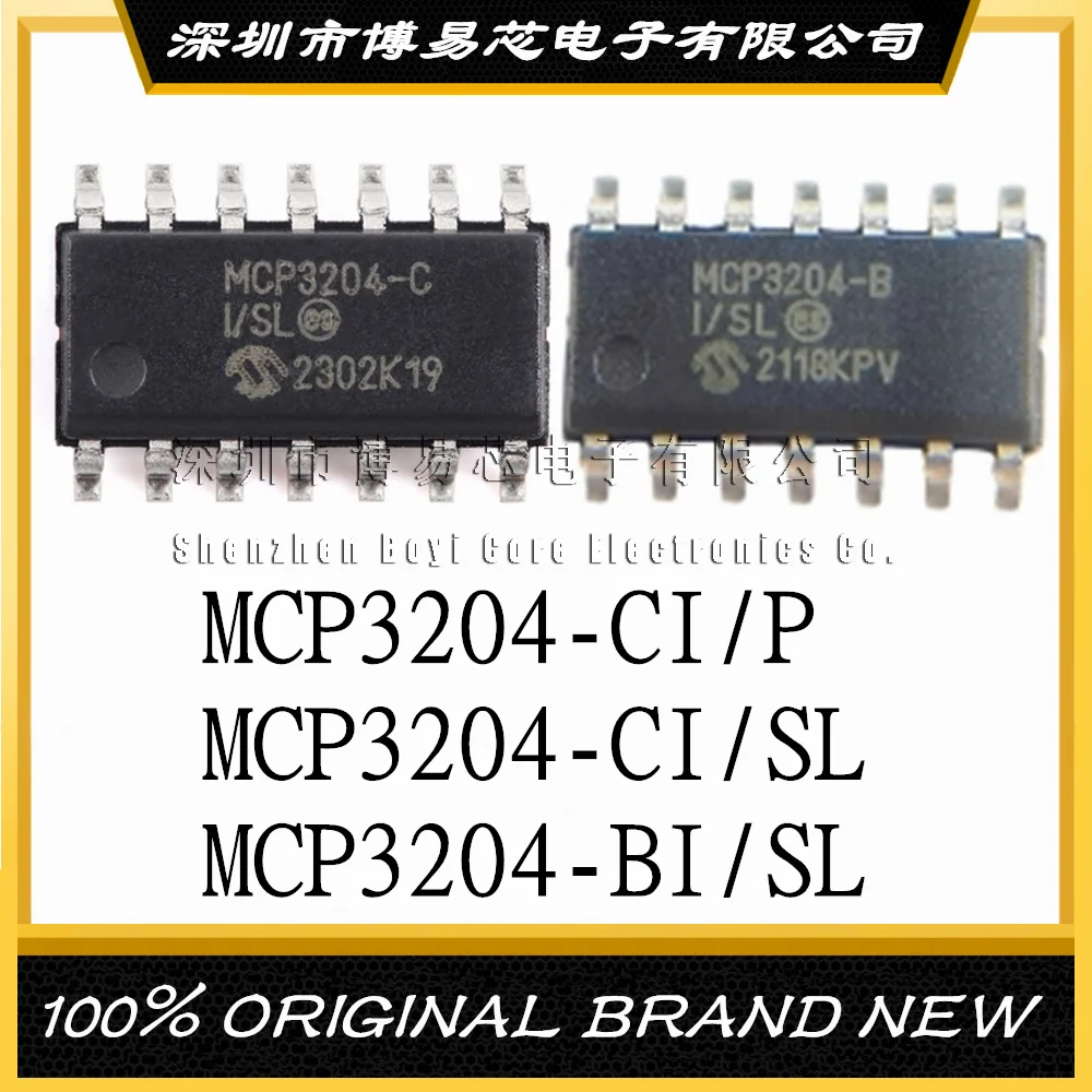

MCP3204 P MCP3204 CI SL MCP3204 BI SOP-14 DIP-14 Original Product