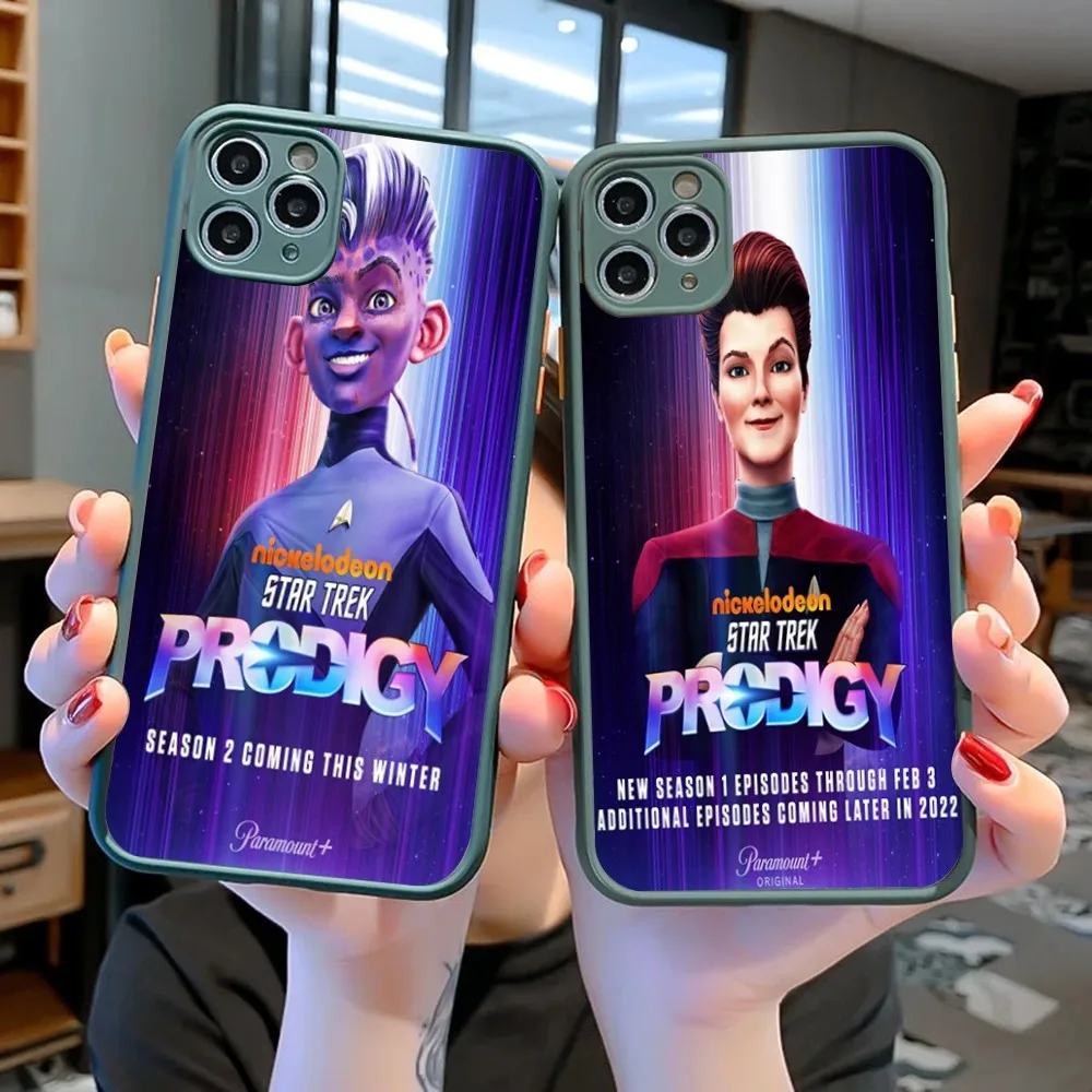 Custodia Per Telefono Star-Trek-Prodigy Per Iphone 14 11 12 13 Mini Pro Max 8 7 Plus X Xr Xs Max Cover Opaca Traslucida