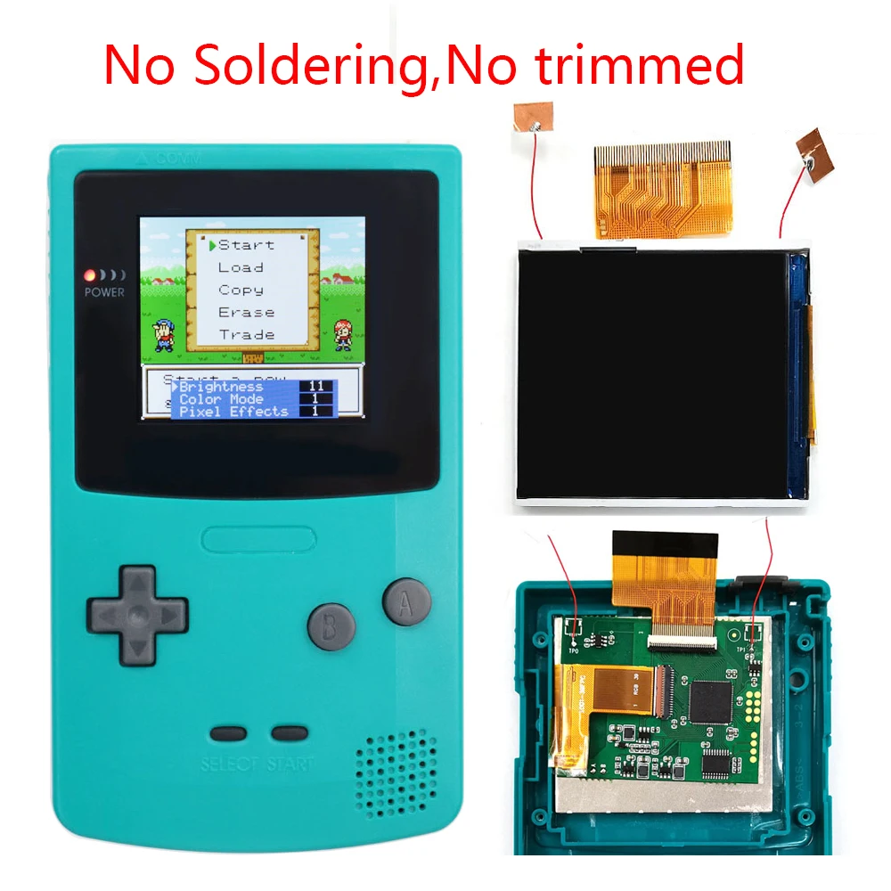 Schermo LCD Ad Alta Luminosità IPS Da 2.2 Pollici GBC Per Gameboy - Foto 8
