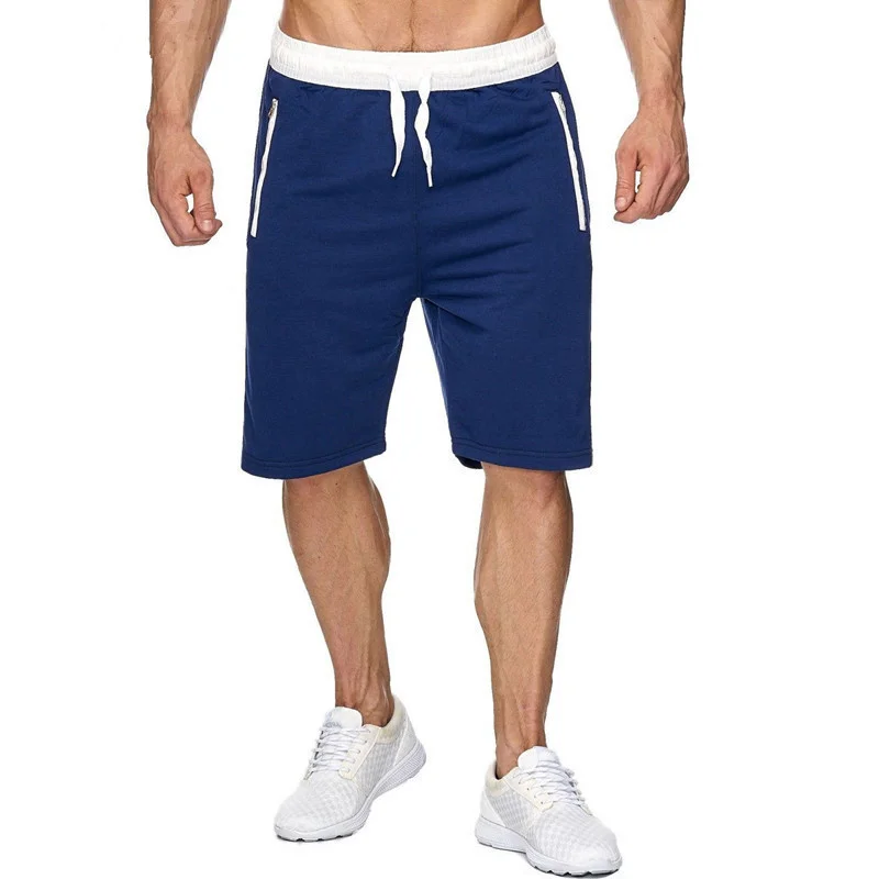 casual shorts Summer Shorts Men Running Jogger Fitness Shorts Breathable Mens Gym Shorts Sports Workout Short Pants Male Solid Grey Black Blue black casual shorts