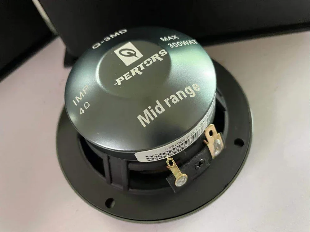 Car Audio Center Speaker 3.5'' Inch 3 Inch Midrange Three-way Speaker Car QP Center Titanium Color