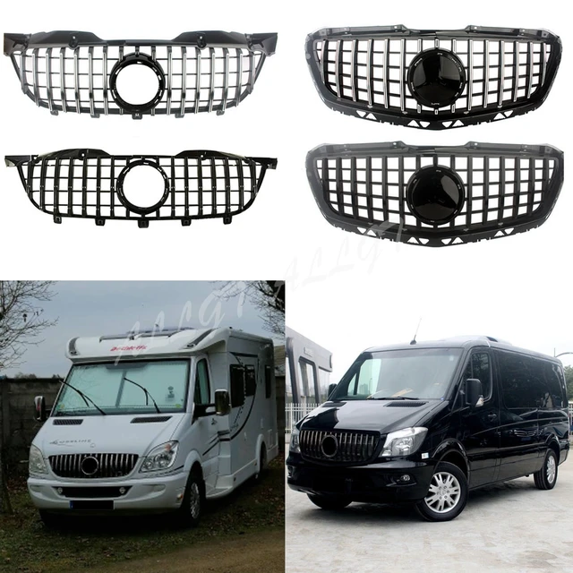 Car Front Racing Facelift Grilles Upper Bumper Grill For Mercedes-benz Sprinter  W906 2009-2013/2014-2017 - Racing Grills - AliExpress