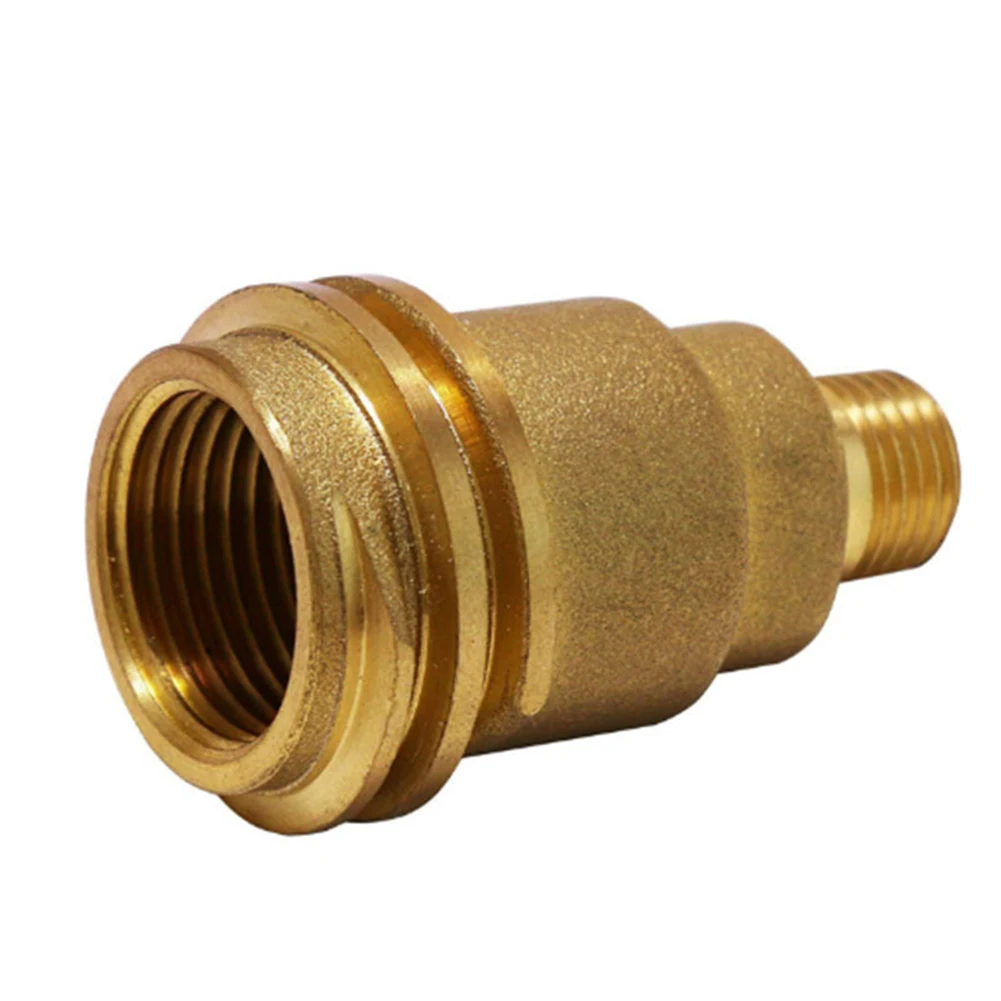

QCC1 Fitting Male Adapter Solid Brass Thread Propane Gas Connector Home Supply Gas Tank Charging Adapter Home Improvement