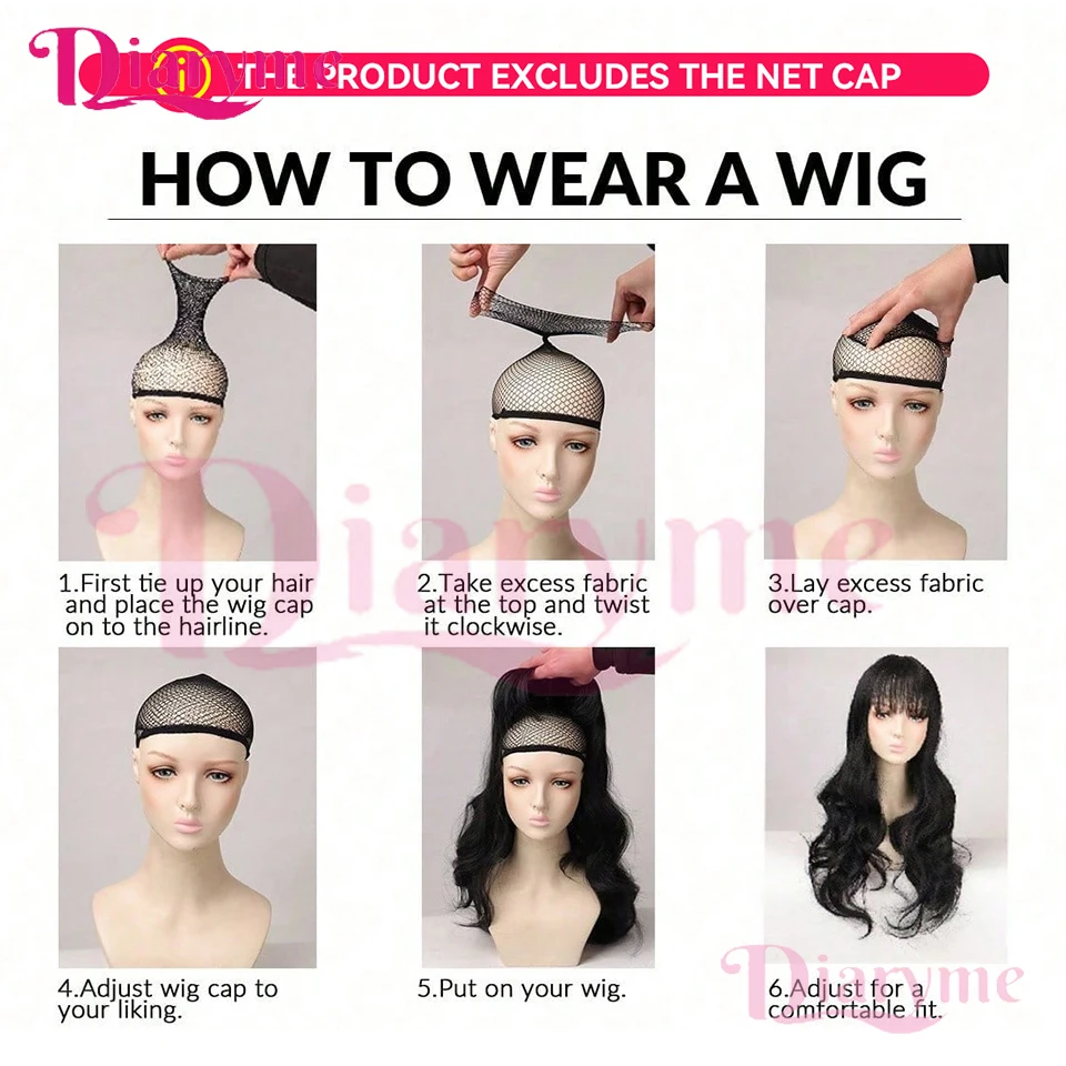 Gold Highlights Black Synthetic Lolita Wig Female Double Ponytail Wig with Bangs Suitable for Holiday Daily Cosplay Wear