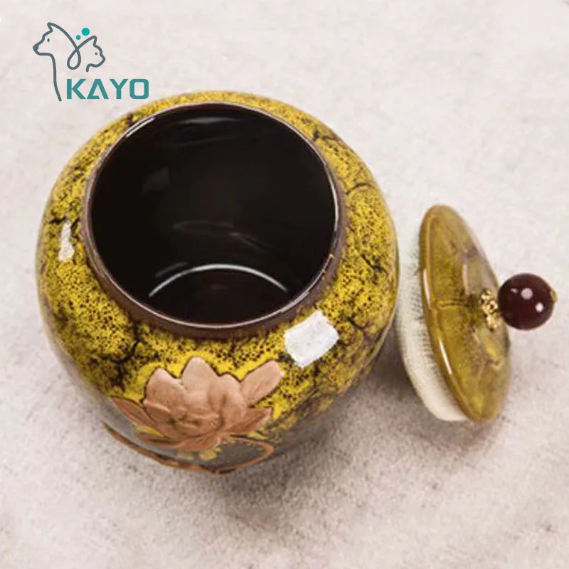 Funeral Ashes Urn For Human Cremation Pet Ashes Holder Keepsake Memory Pal Ceramic Urns Casket For Dog Cat Bird urn