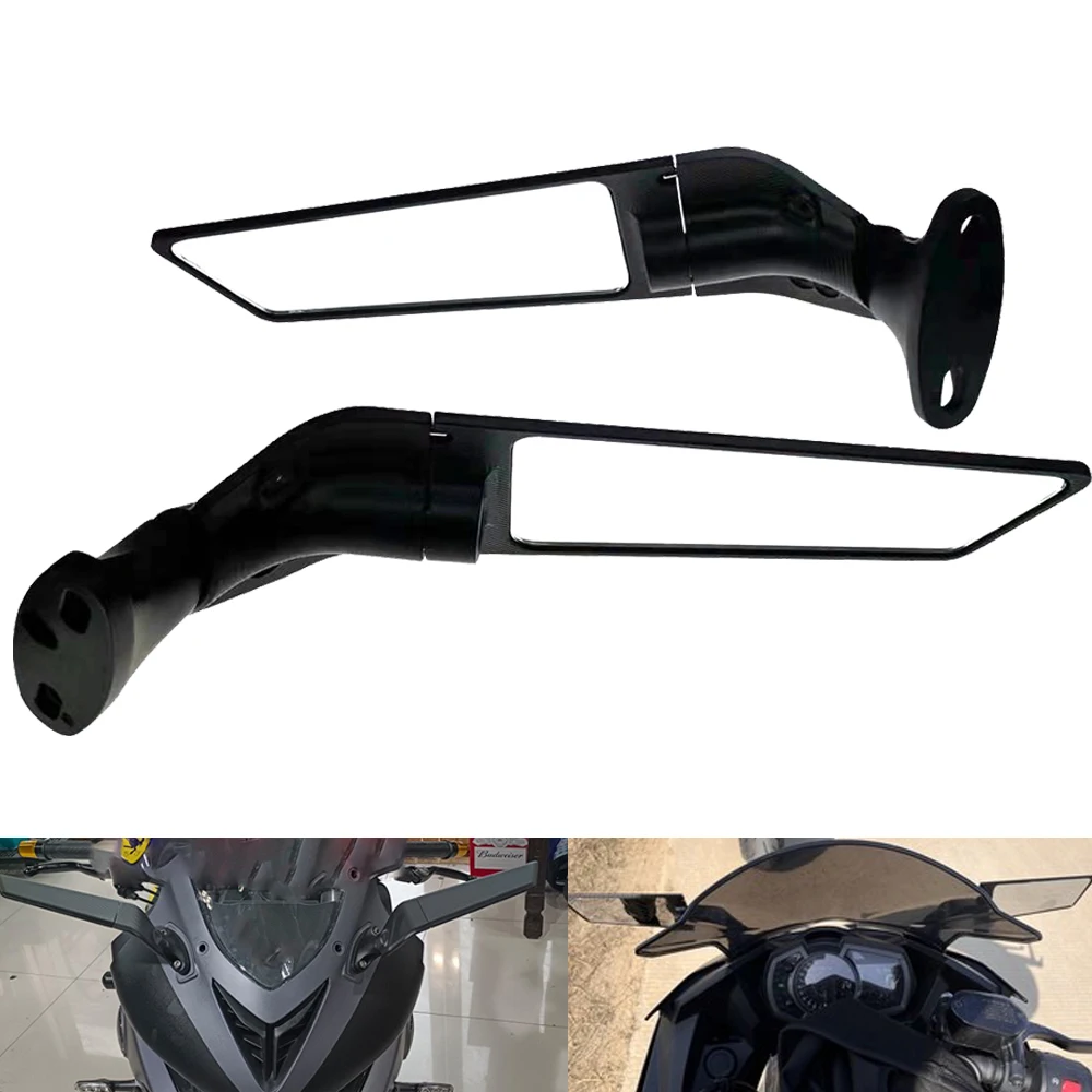 

for Honda VFR800 VFR750 VFR400 VFR1200X/F Motorcycle wind wing sports car rotating large field of view rearview mirror
