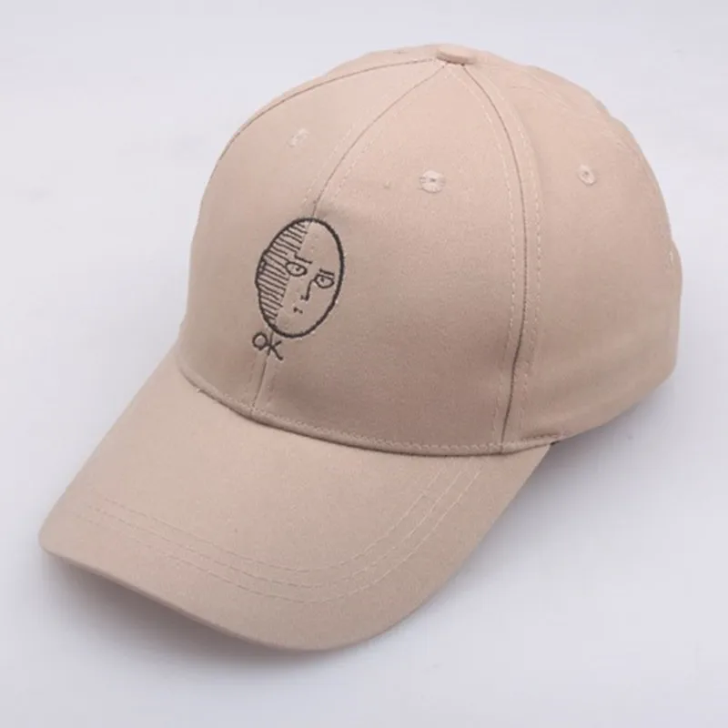 Anime Cartoon One Punch Man Saitama Baseball Hut bestickt verstellbar Unisex Zubehör OK Cap Outdoor Hüte Party – Detail 13