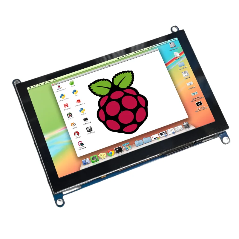 7 inch LCD capacitive touch display module kit 1024x600 HDMI IPS LCD ...