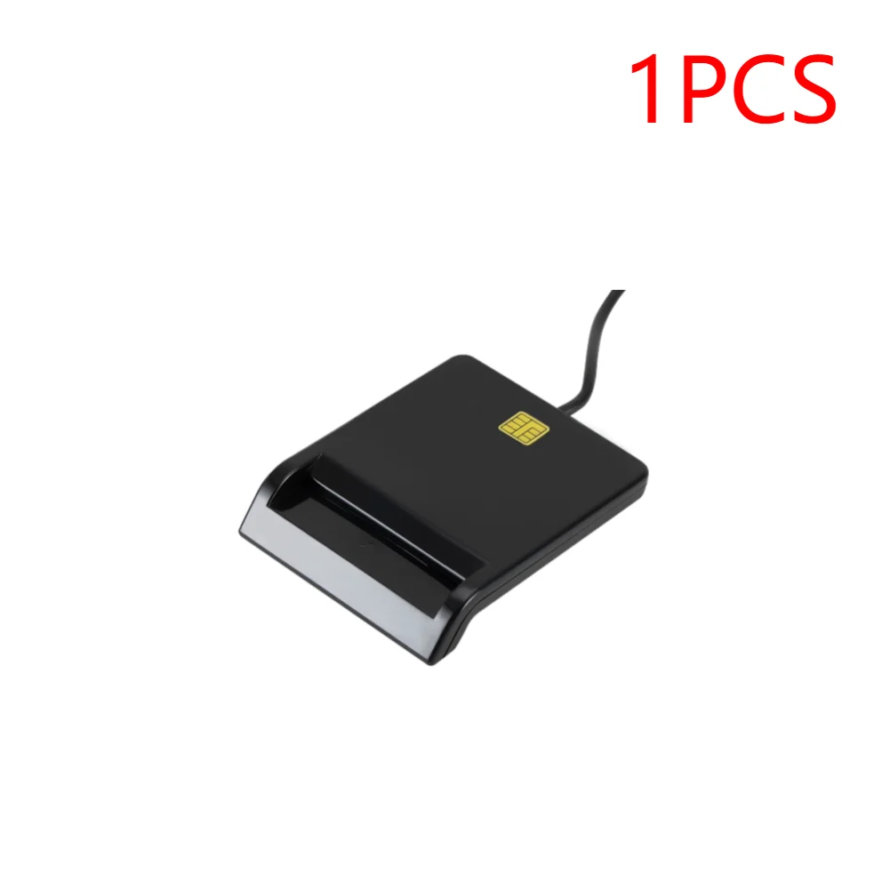 1-10PCS Stable Operation USB Smart Card Reader Reliable Simplicity for DNIE ATM CAC IC ID SIM Card Cloner Connector Windows