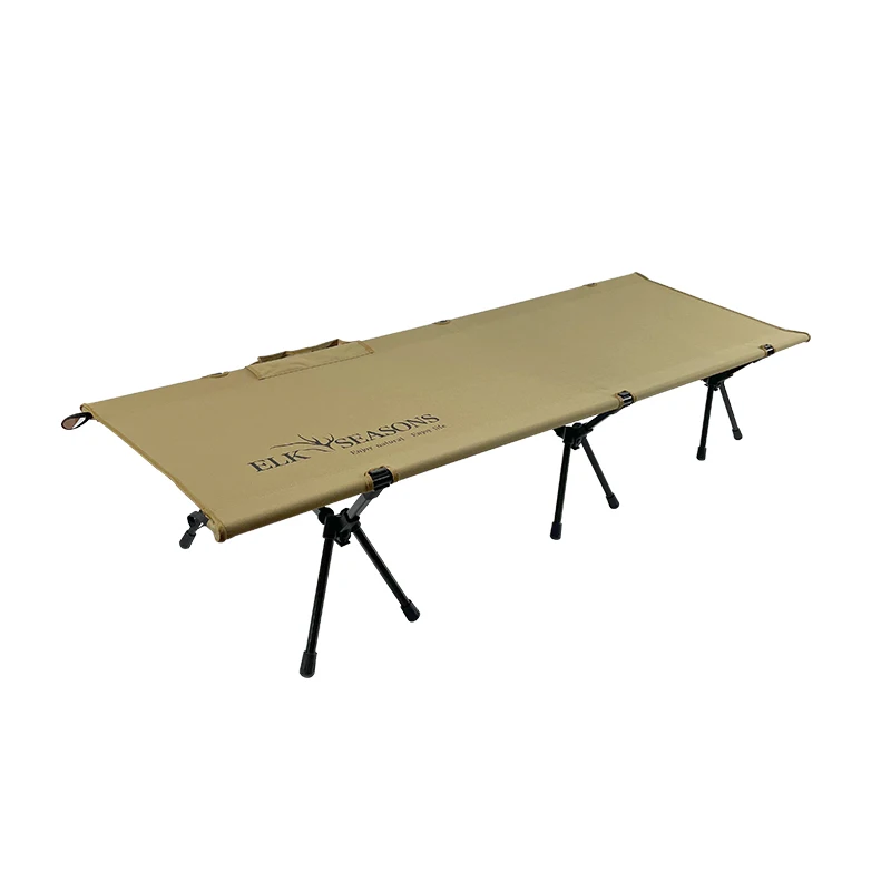 

ELK&SEASONS Single Outdoor Portable Lightweight Sleeping Camping Bed Ultralight Folding Bunk Cots