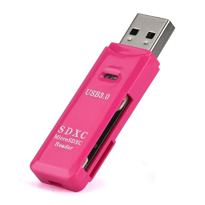 2 in 1 카드 리더 USB 3.0 마이크로 SD TF 카드 메모리 리더 고속 멀티 카드 쓰기 어댑터 플래시 드라이브 노트북 액세서리