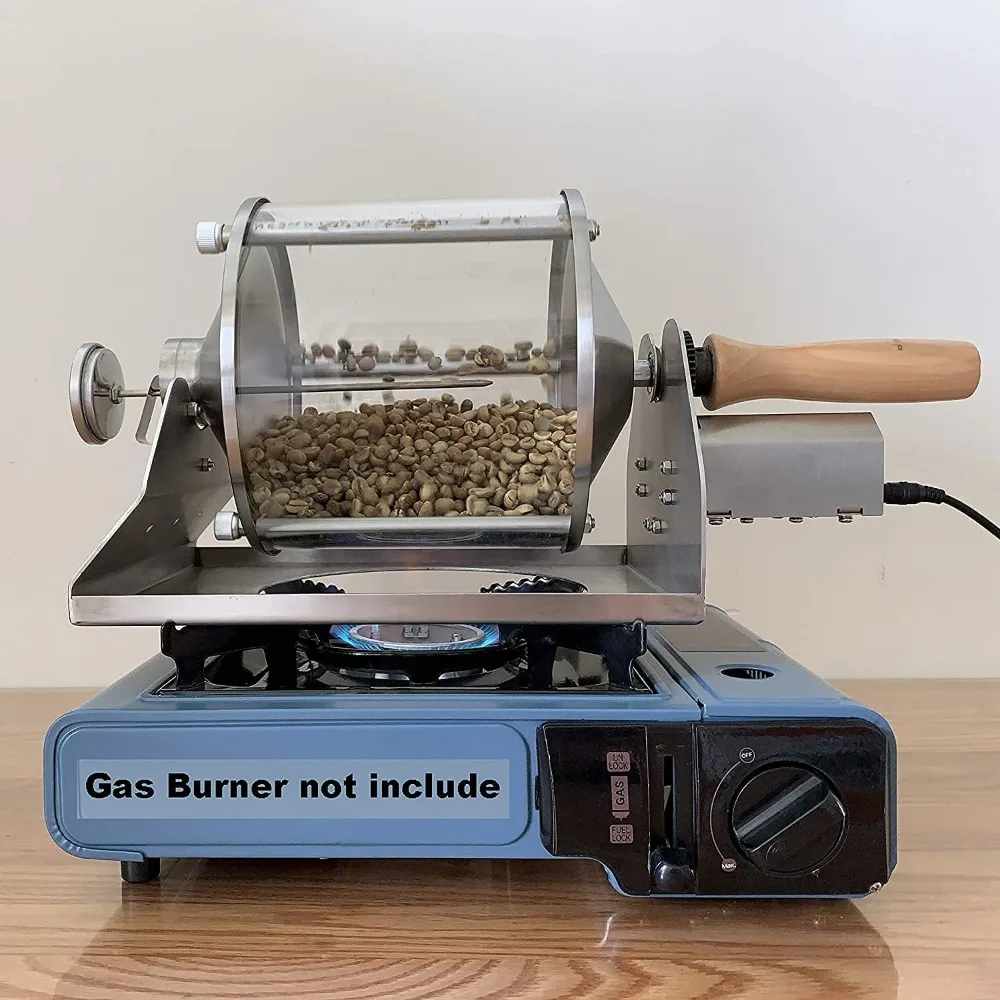 

2023 New DYVEE Coffee Roaster Gas Burner Coffee Roasting Machine Coffee Beans Maker Peanut Roaster for Home Use