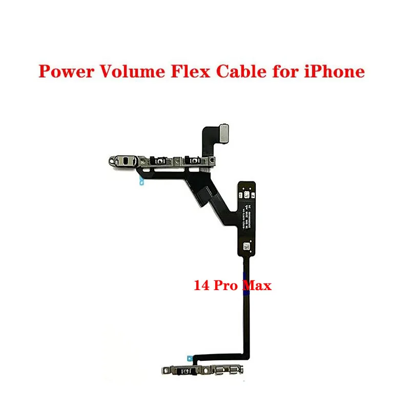 IPhone 14 plus pro maxボリュームスイッチボタンキーパーツ用の金属製