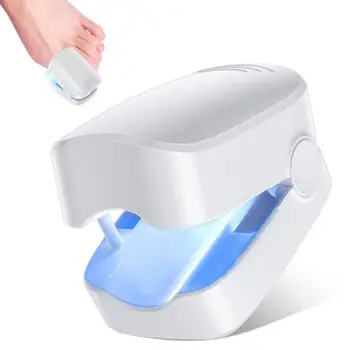Dispositivo laser a LED per il trattamento dei funghi delle unghie per la pulizia dell'onicomicosi Carica USB 1910nm Luce infrarossa 3460nm Luce blu per salone di bellezza