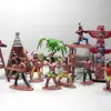 13Pcs/Set Indian Tribes Figures Model Home Desk Decor DIY Scenery Accessory educational toys birthday gifts 1