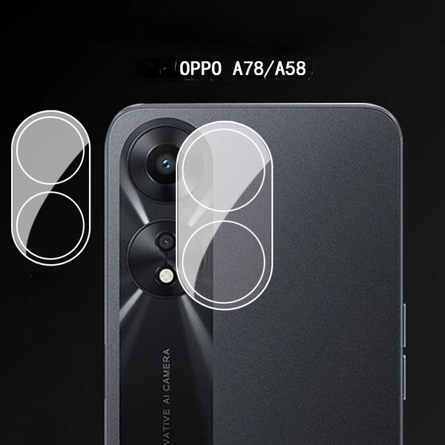 Protect Your Oppo A78 A58 Camera Lens with LYKMERCI Tempered Glass Back Cover